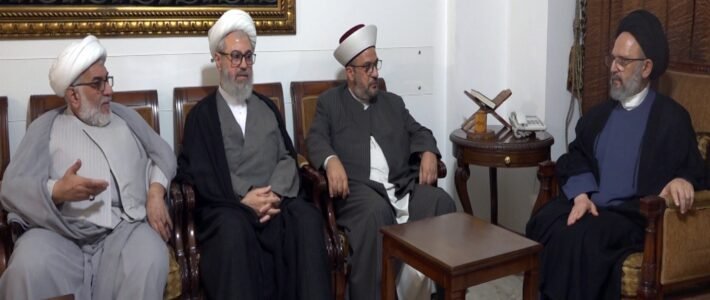 اللجنة التحضيرية للقاء العلمائي الأول تزور سماحة السيد علي فضل الله