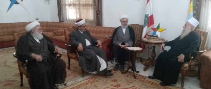 اللجنة التحضيرية للقاء العلمائي الأول تزور سماحة الشيخ نصر الدين الغريب