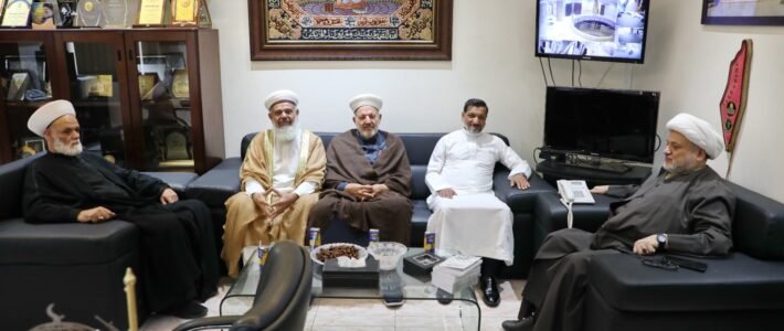 استقبال وفد من الهيئة الإسلامية للرعاية والإرشاد الفلسطينية