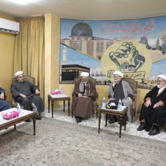 استقبال وفد من الحوزة العلمية في قم المقدسة