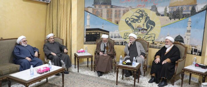 استقبال وفد من الحوزة العلمية في قم المقدسة